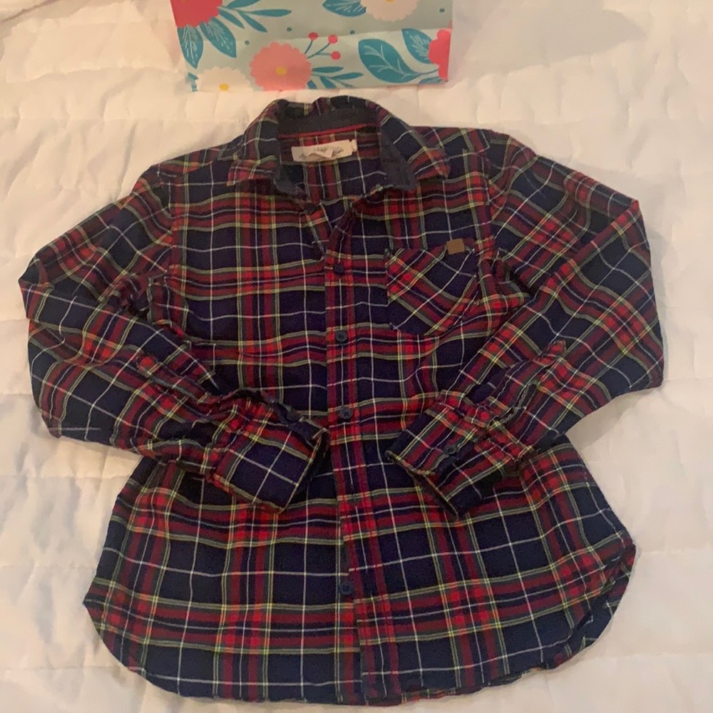 H&M boys dress shirt , buttons , long sleeve
